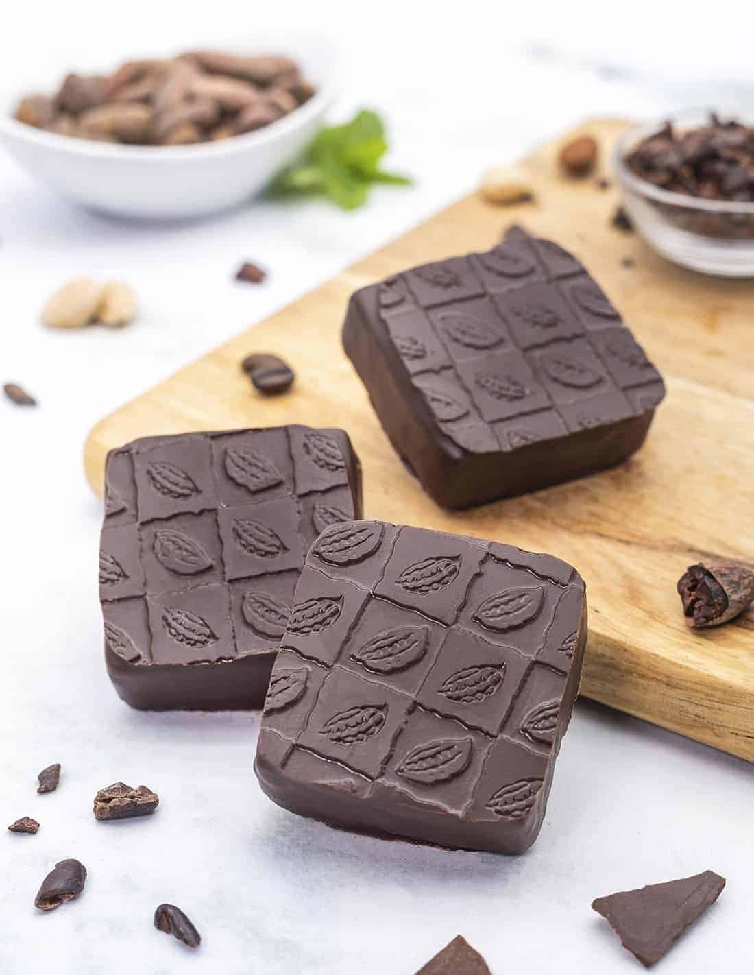 Bitter black ganache - pack of 4 or 8 - Chocolat Beussent Lachelle