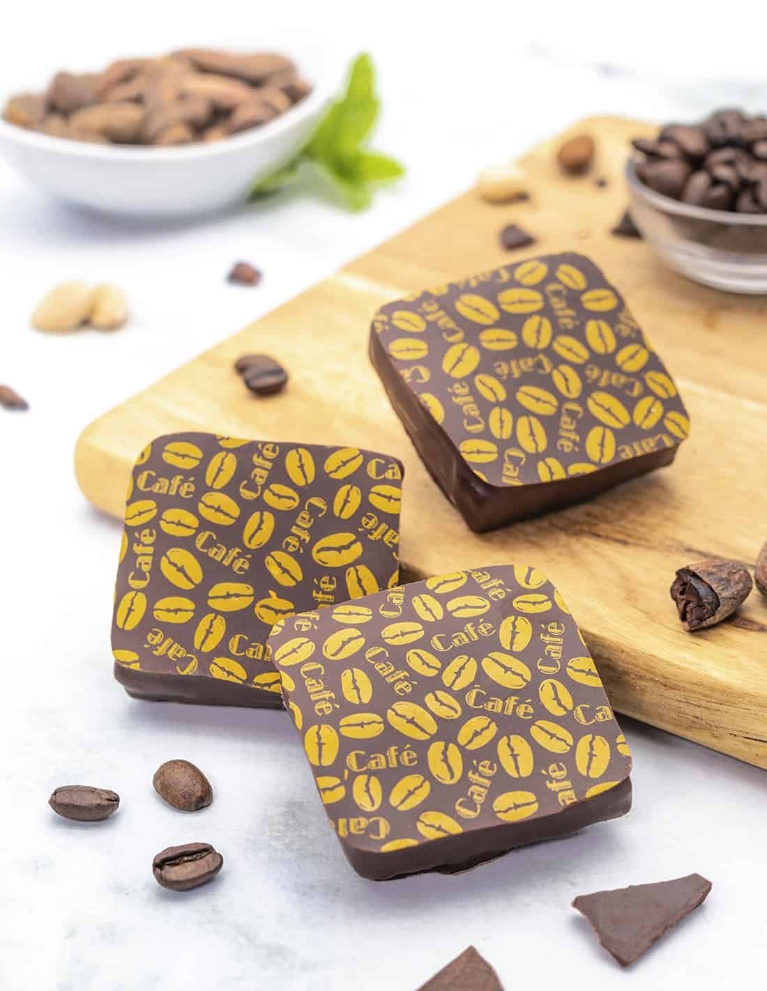 Coffee ganache - pack of 4 or 8 - Chocolat Beussent Lachelle Coffee ganache - pack of 4 or 8 - Chocolat Beussent Lachelle