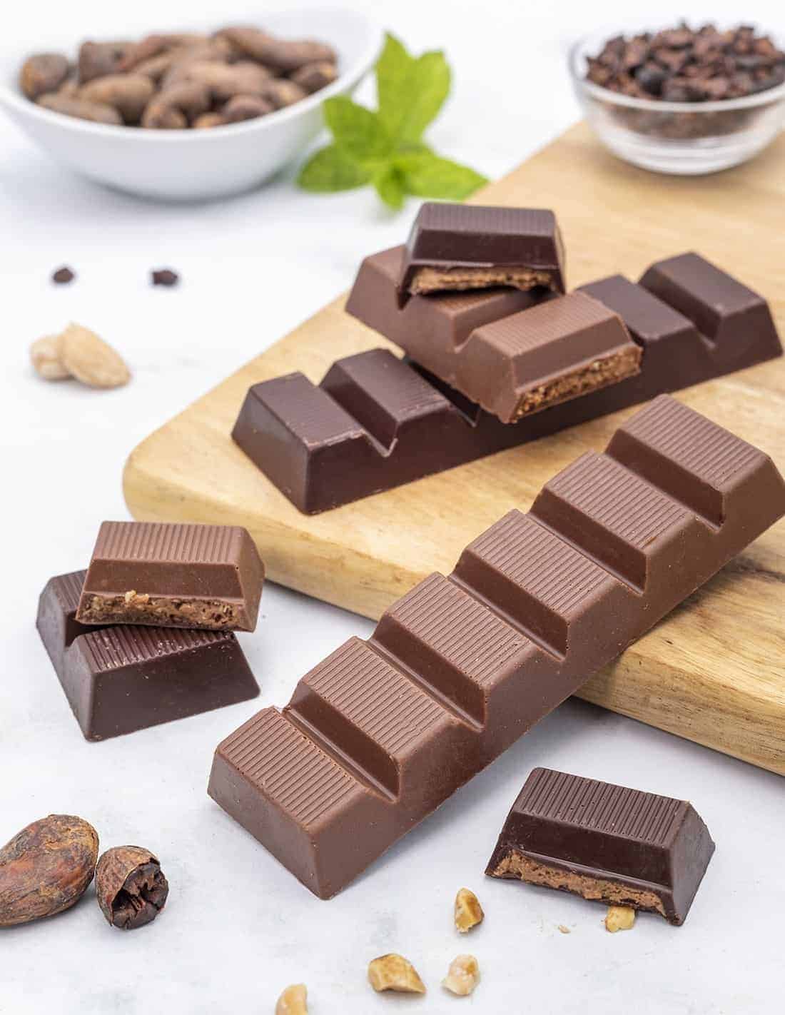 Barre gourmande praliné - lot de 4 ou 8 - Chocolat Beussent Lachelle Barre gourmande praliné - lot de 4 ou 8 - Chocolat Beussent Lachelle