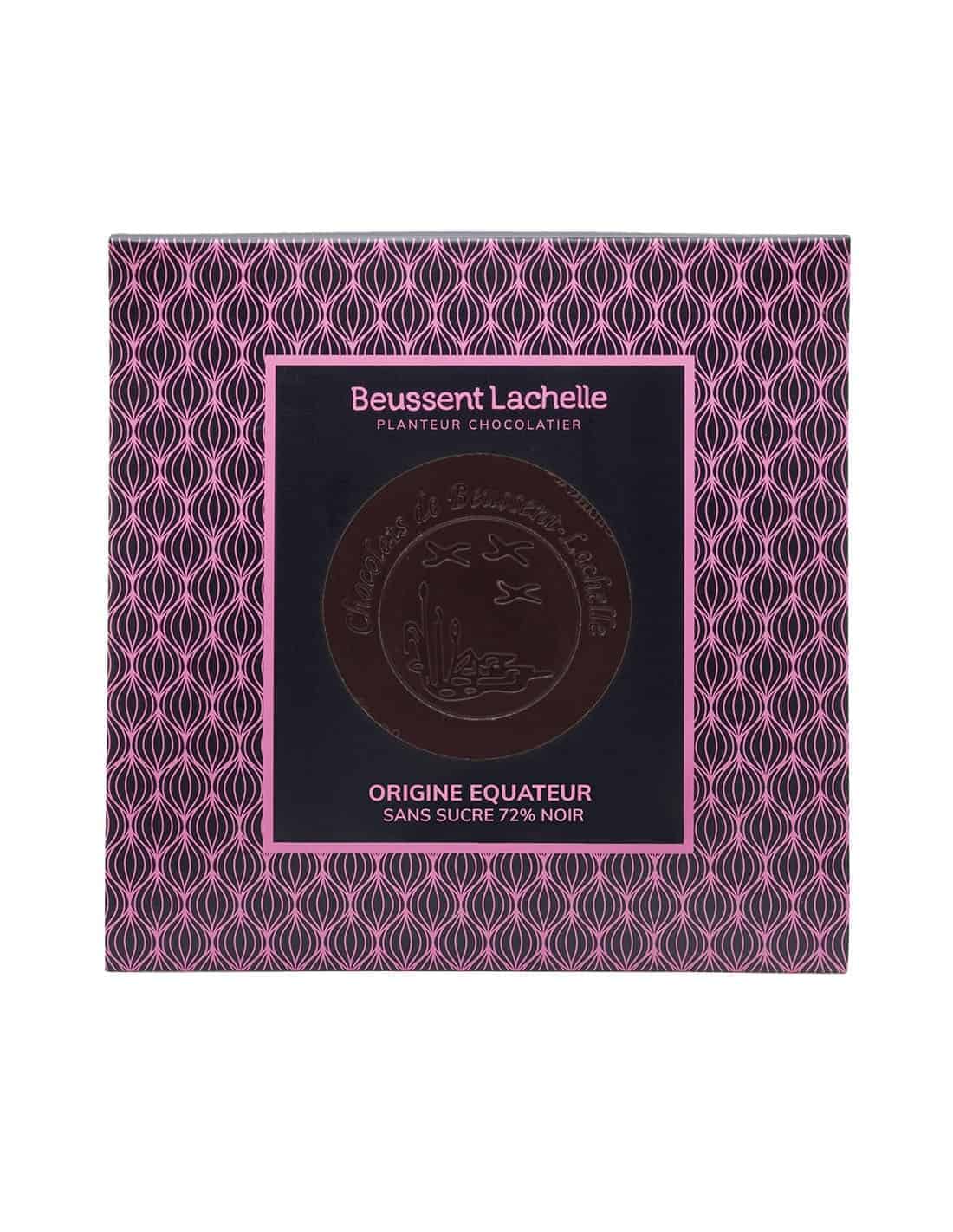 Tablette Equateur Sans Sucre 72% - Chocolat Beussent Lachelle Tablette Equateur Sans Sucre 72% - Chocolat Beussent Lachelle
