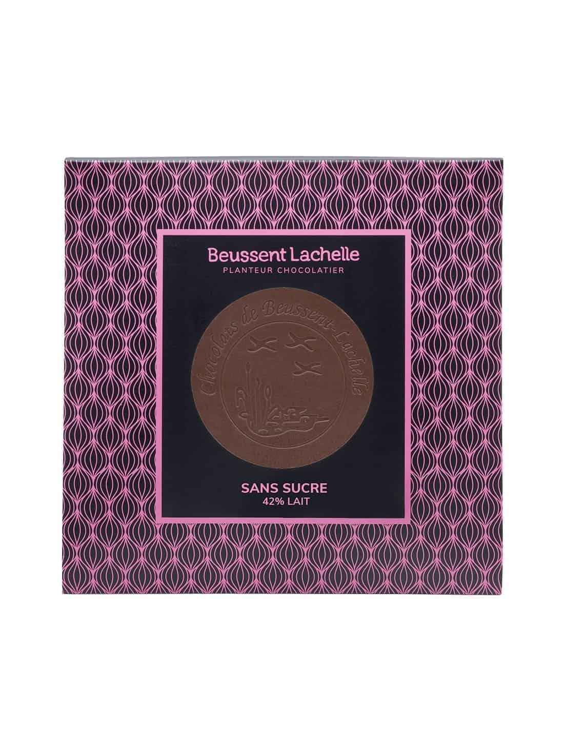 Tablette Equateur Sans sucre Lait 42% - Chocolat Beussent Lachelle Tablette Equateur Sans sucre Lait 42% - Chocolat Beussent Lachelle