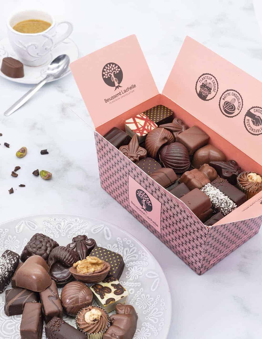 Praline - 750 g or 1 kg - Chocolat Beussent Lachelle