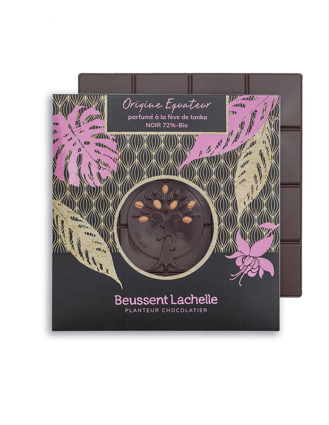 Équateur Tonka 72 % - Chocolat Beussent Lachelle Équateur Tonka 72 % - Chocolat Beussent Lachelle