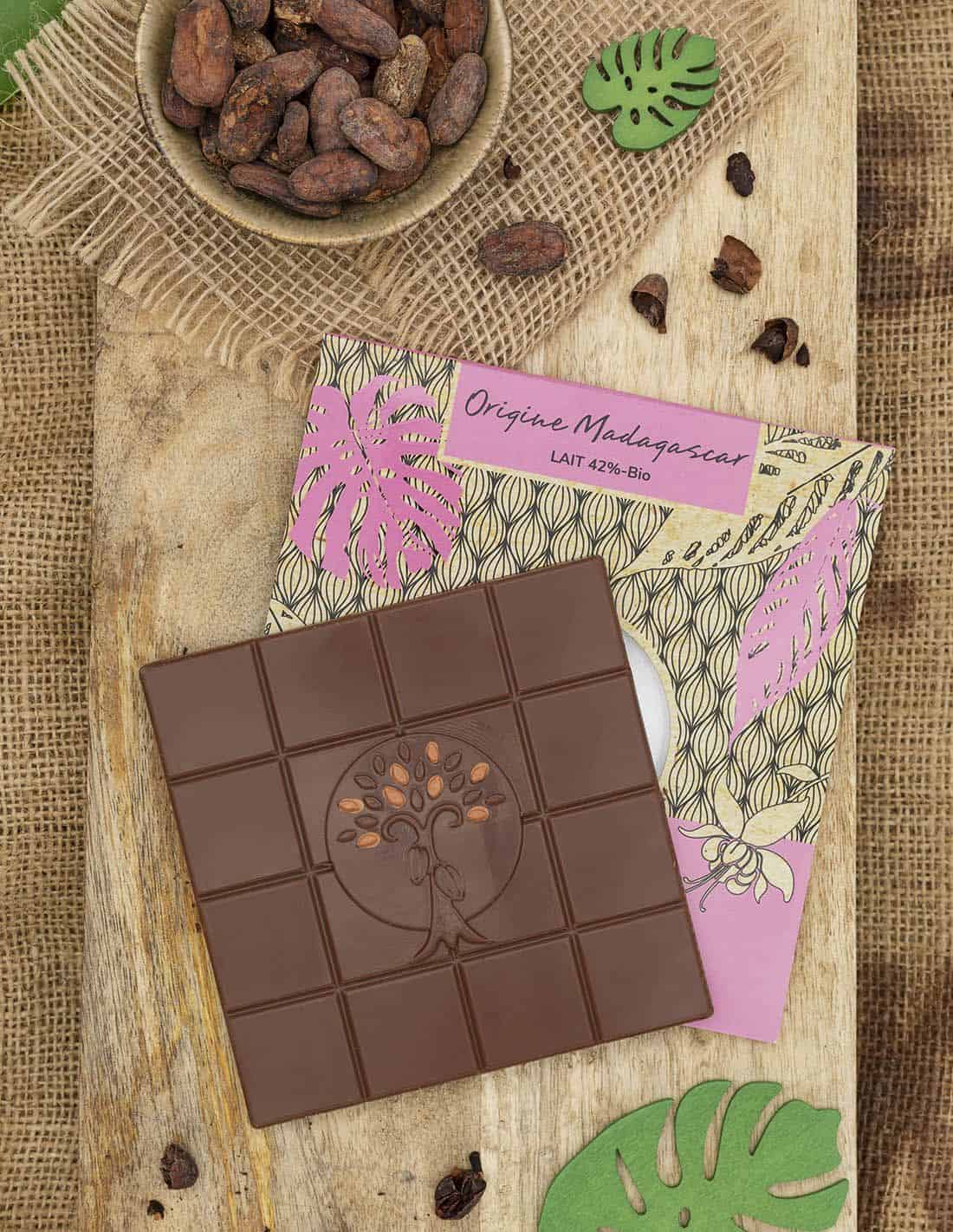 Madagascar lait 42 % - Chocolat Beussent Lachelle Madagascar lait 42 % - Chocolat Beussent Lachelle                                 2