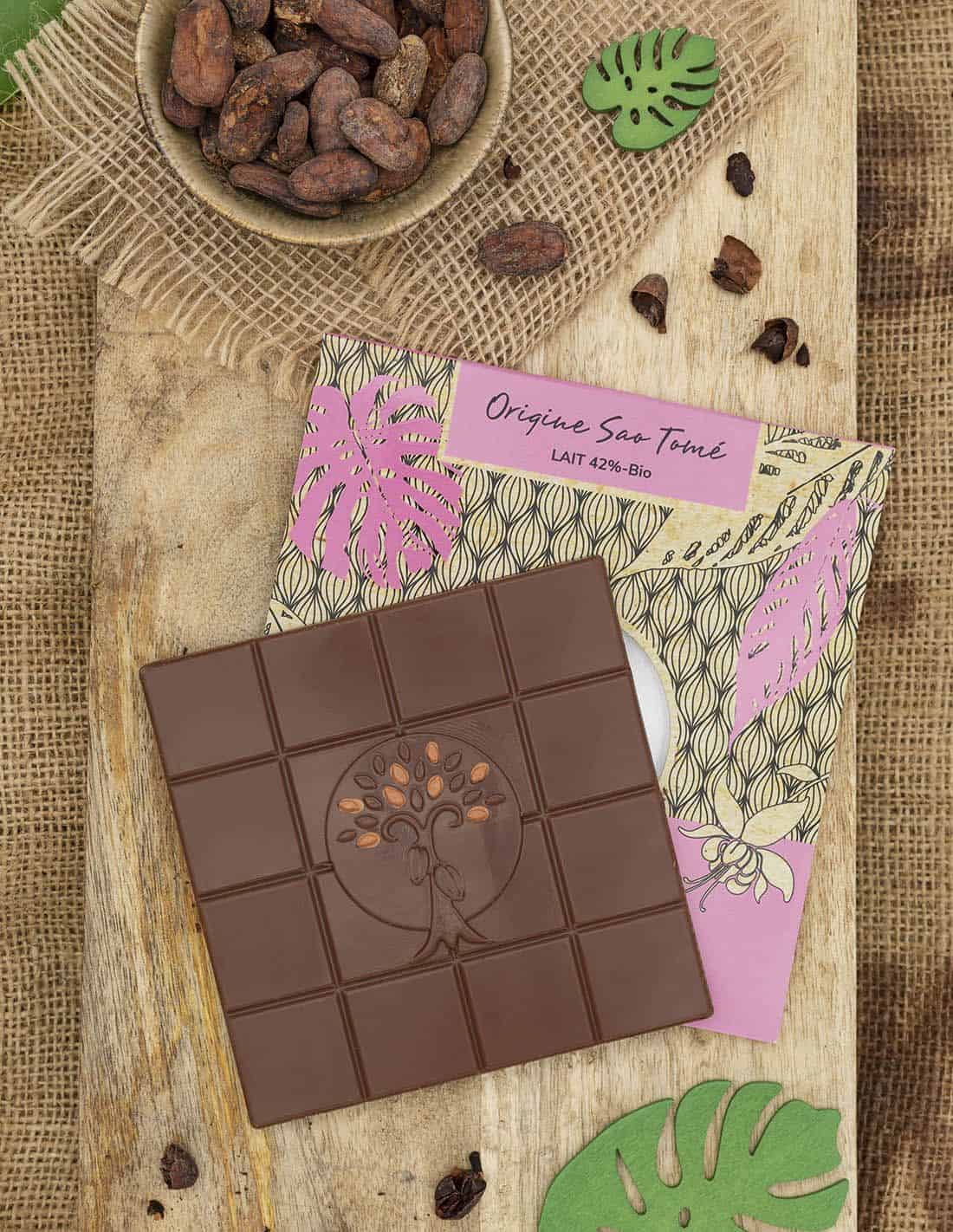 Sao Tome milk 42% - Chocolat Beussent Lachelle Sao Tome milk 42% - Chocolat Beussent Lachelle                                 2