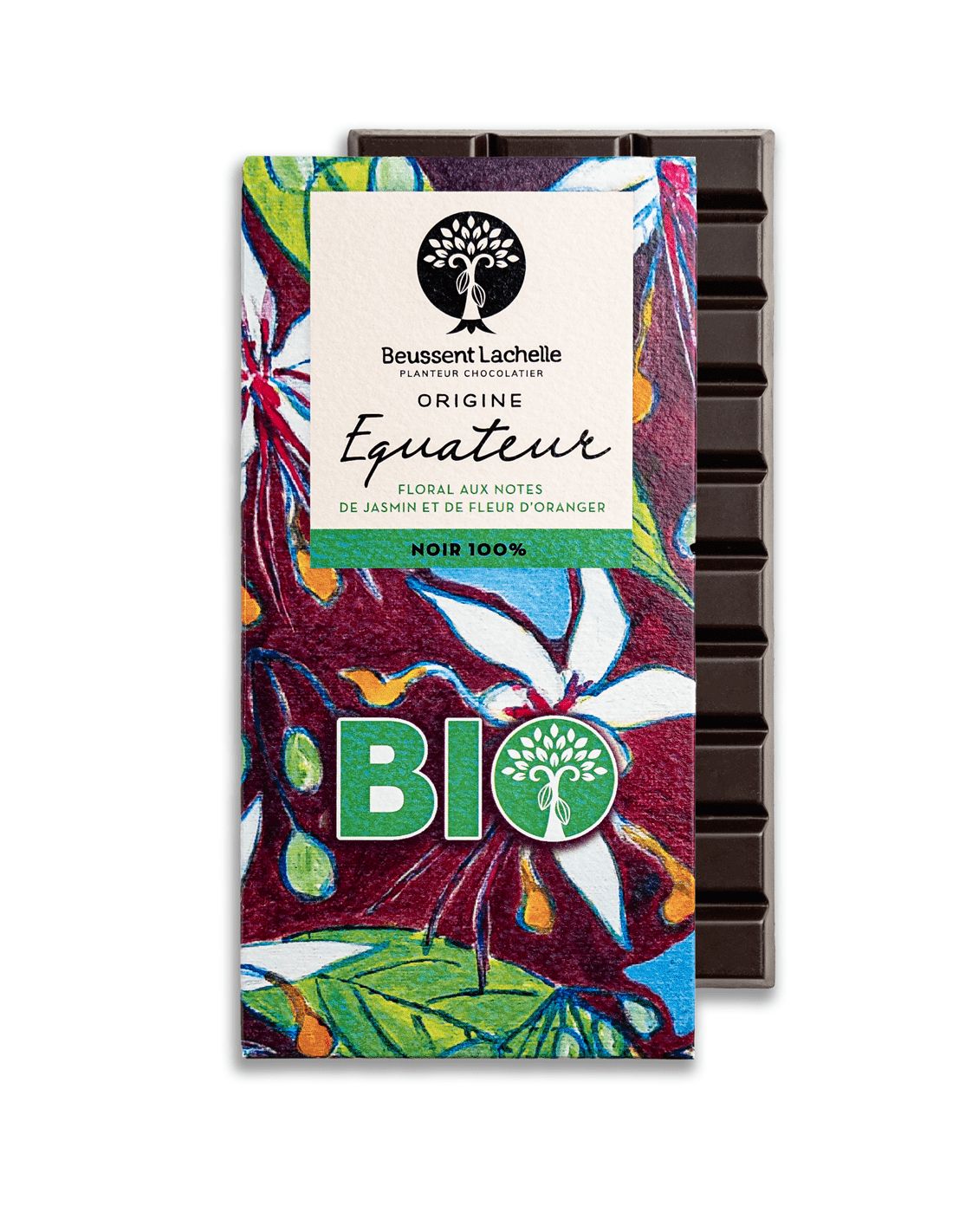 Équateur bio 100 % - Chocolat Beussent Lachelle Équateur bio 100 % - Chocolat Beussent Lachelle