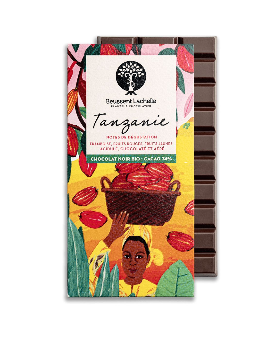 Tanzania organic 74% - Chocolat Beussent Lachelle