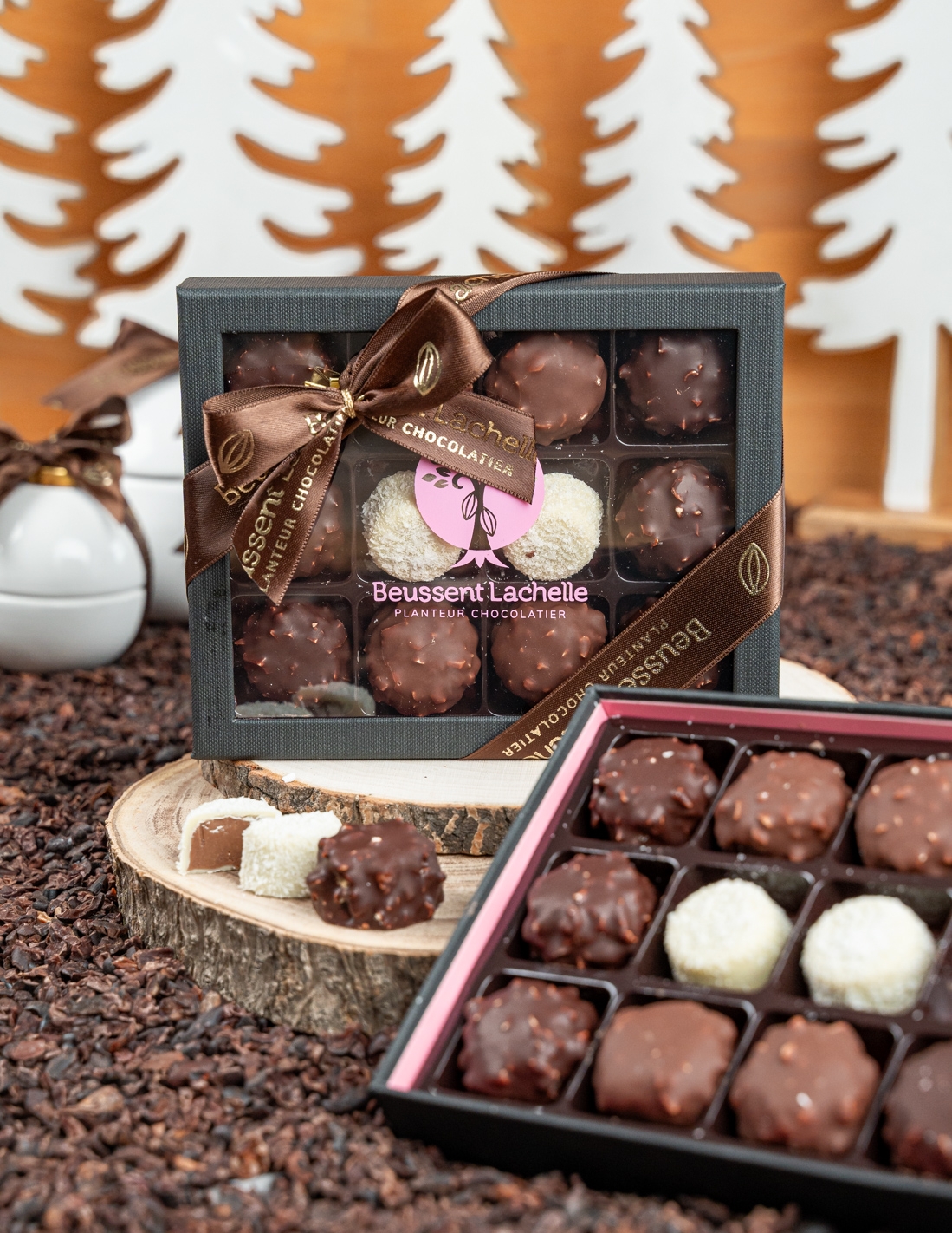 Coffret de mini rochers - Chocolat Beussent Lachelle