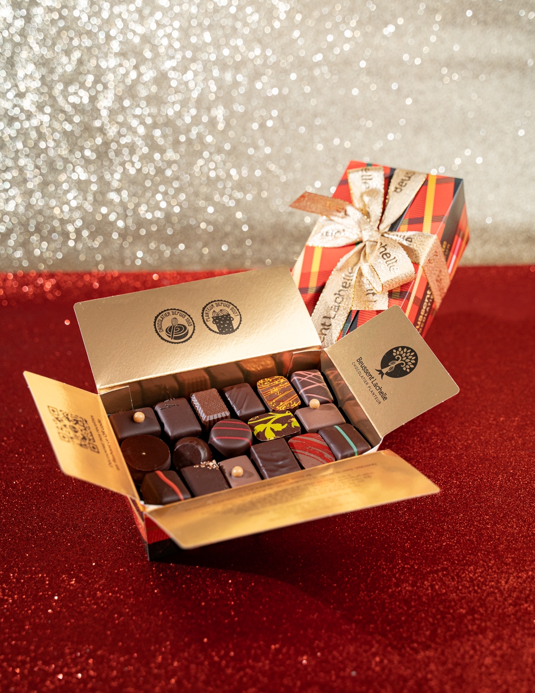 Christmas ballotin ganache...