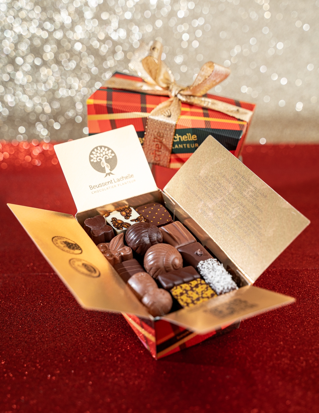 Christmas praline ballotin...