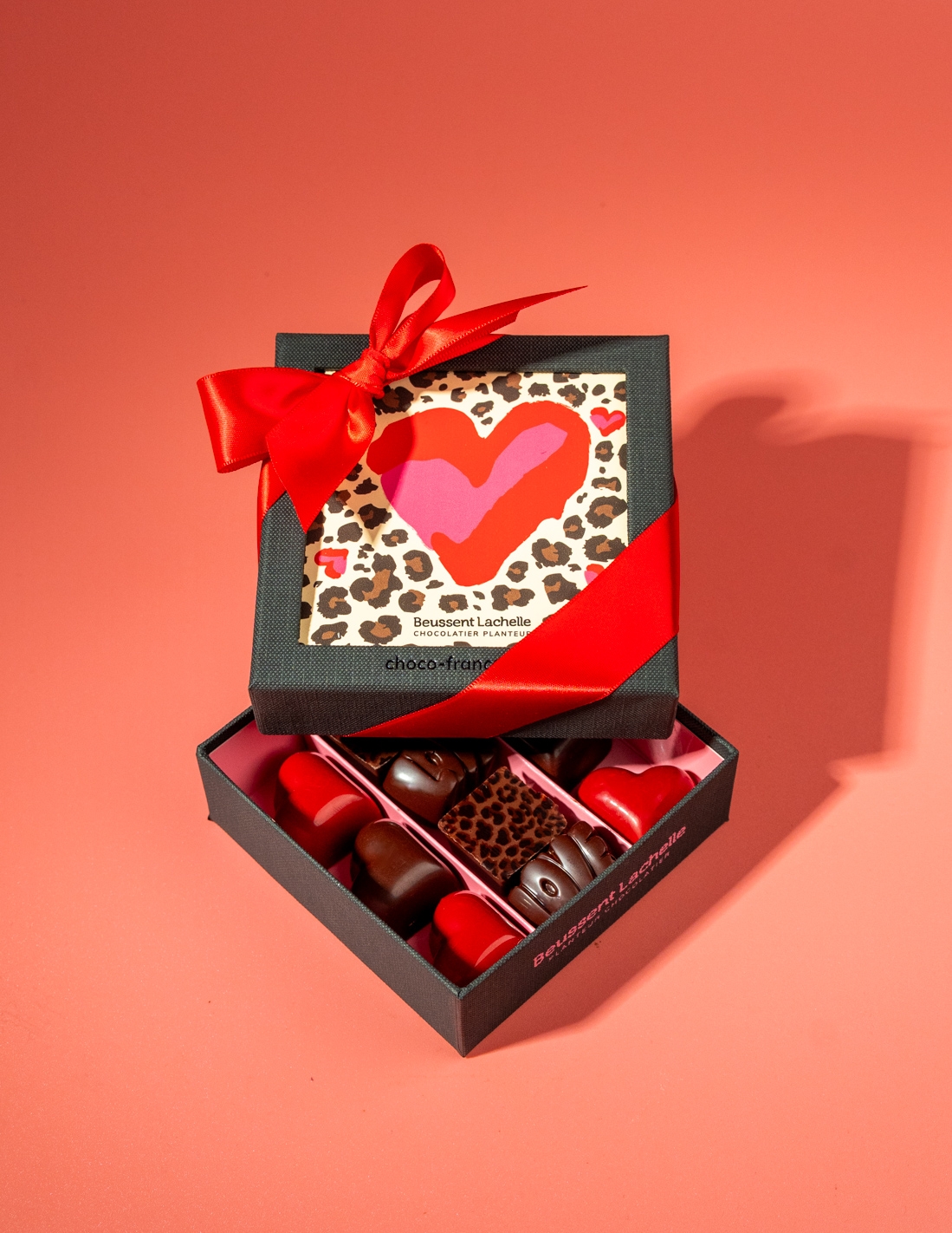 Coffret émotion 10 chocolats - Chocolat Beussent Lachelle