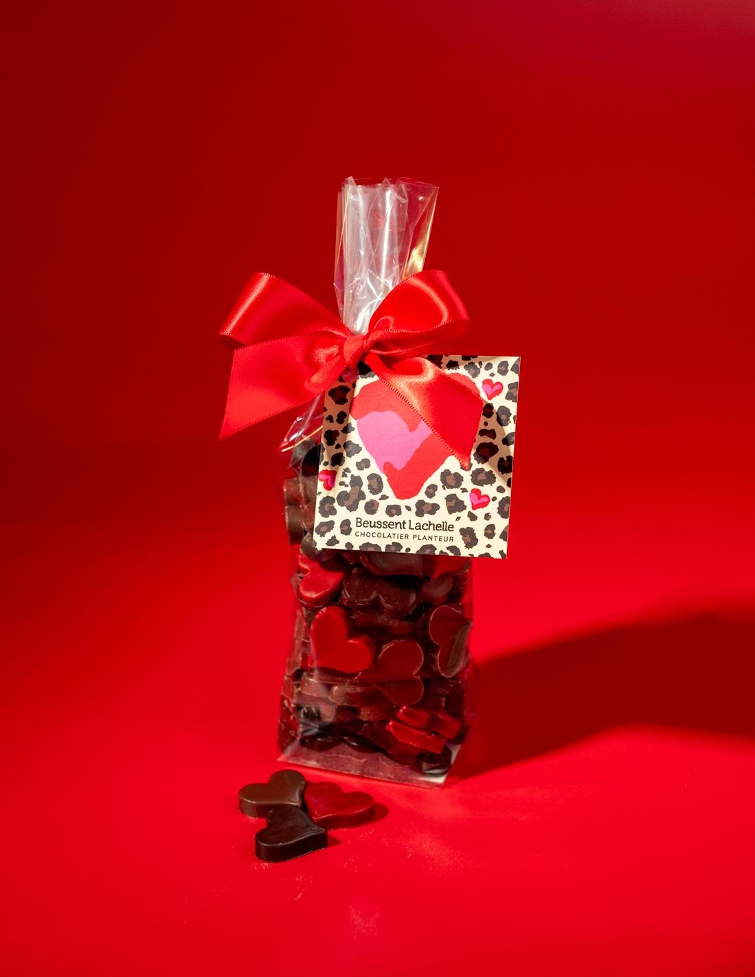 Sachet petits cœurs - Chocolat Beussent Lachelle