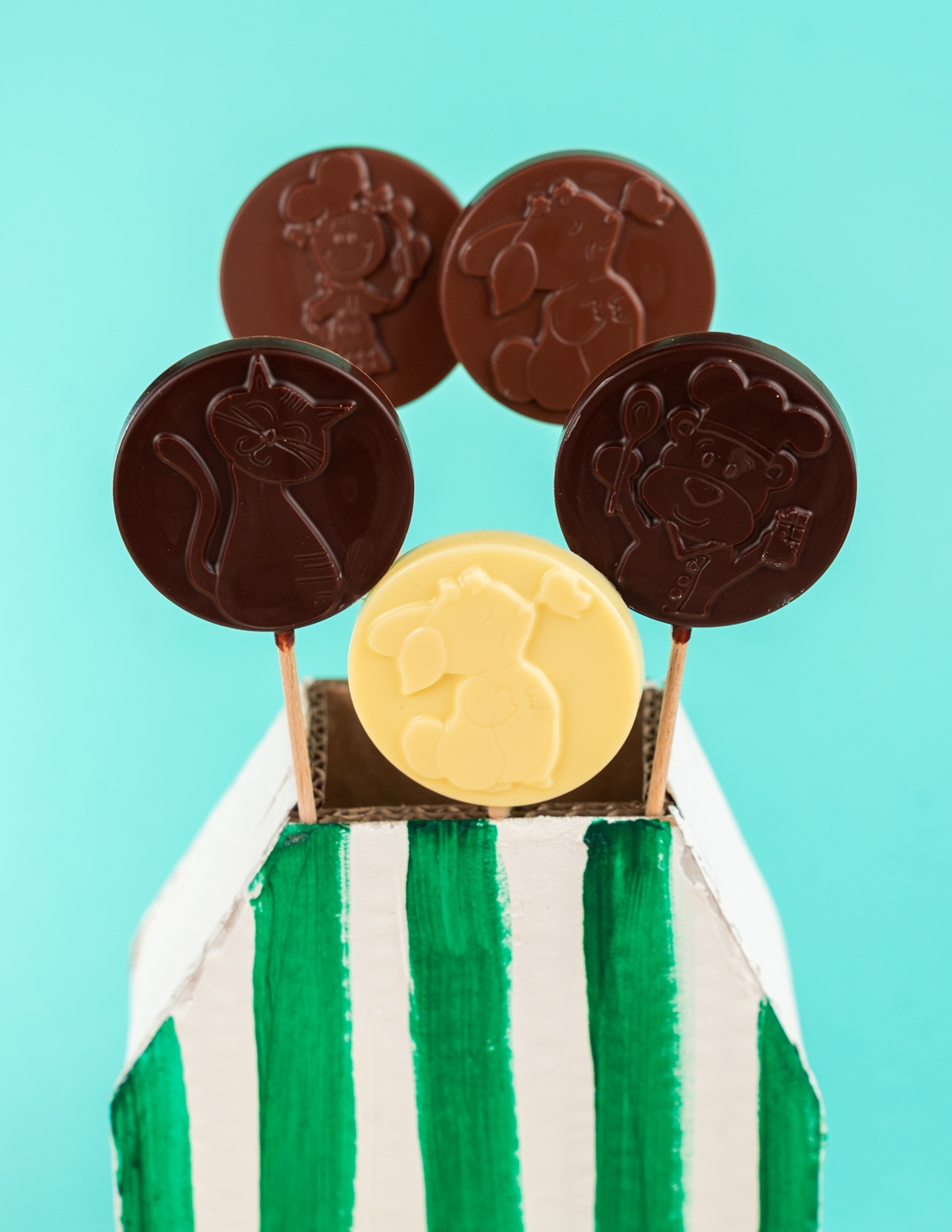 Sucette de Pâques - lot de 5