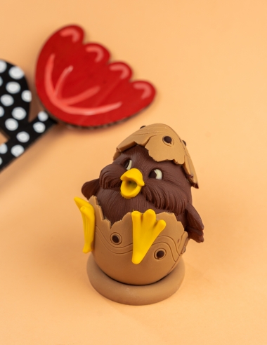 Poussin et son œuf - Chocolat Beussent Lachelle