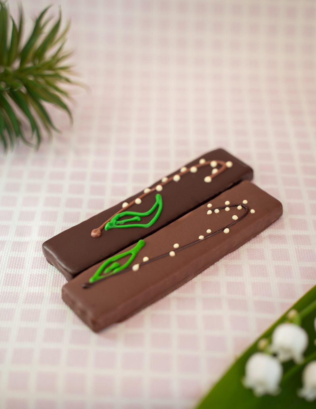 Brins de muguet praliné