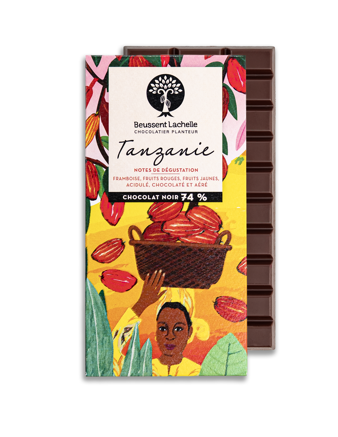 Tanzanie 74 % - Chocolat Beussent Lachelle